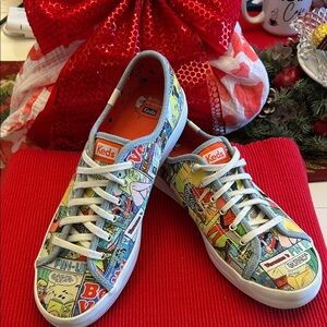 Keds Womens Vibrant Comic Sneakers